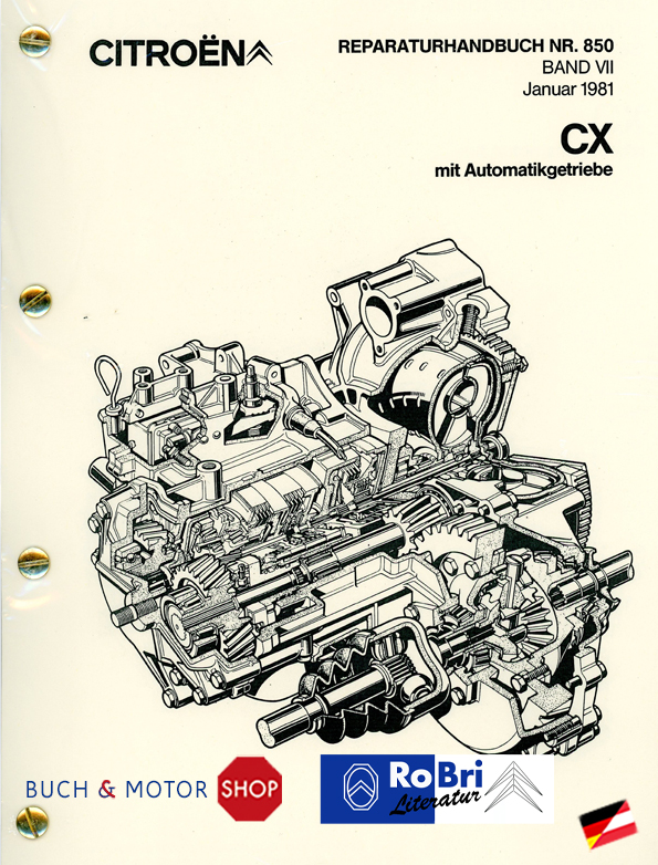 Citroën CX Reparaturhandbuch Serie I Mechanik mit Automatik Nr.